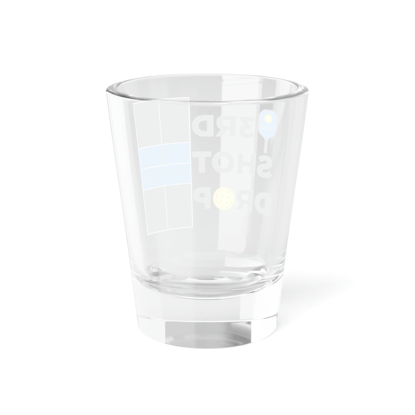 O. 3RD SHOT DROP Glass, 1.5oz